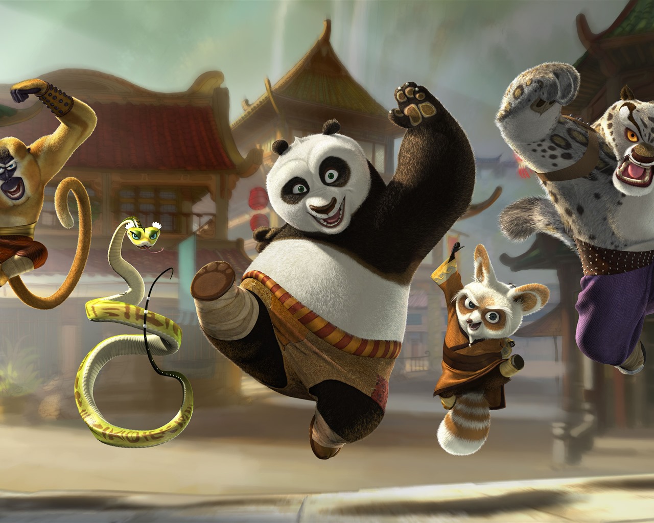 Kung Fu Panda 3, HD movie wallpapers #15 - 1280x1024