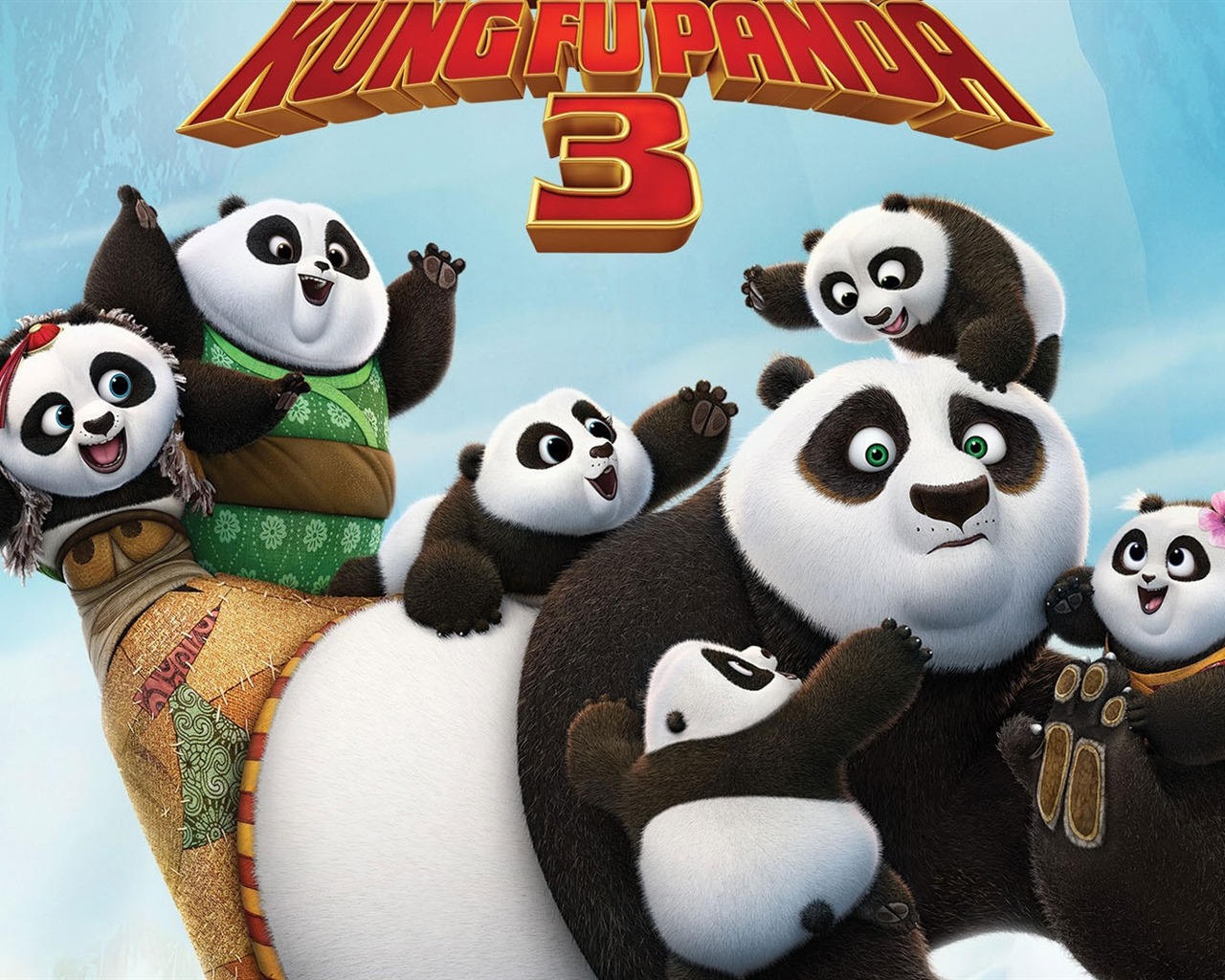 Kung Fu Panda 3, HD movie wallpapers #17 - 1280x1024
