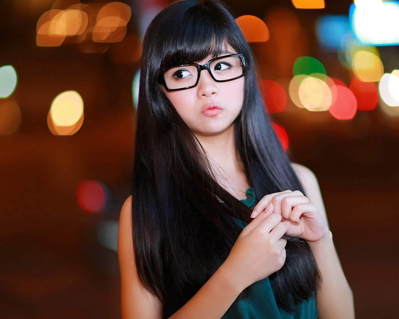 Чистая и прекрасная молодая коллекция HD обои Азиатская девушка (1) #11 - 1280x1024