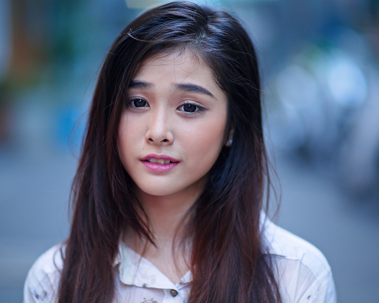 순수하고 사랑스러운 젊은 아시아 여자의 HD 월페이퍼 컬렉션 (1) #31 - 1280x1024