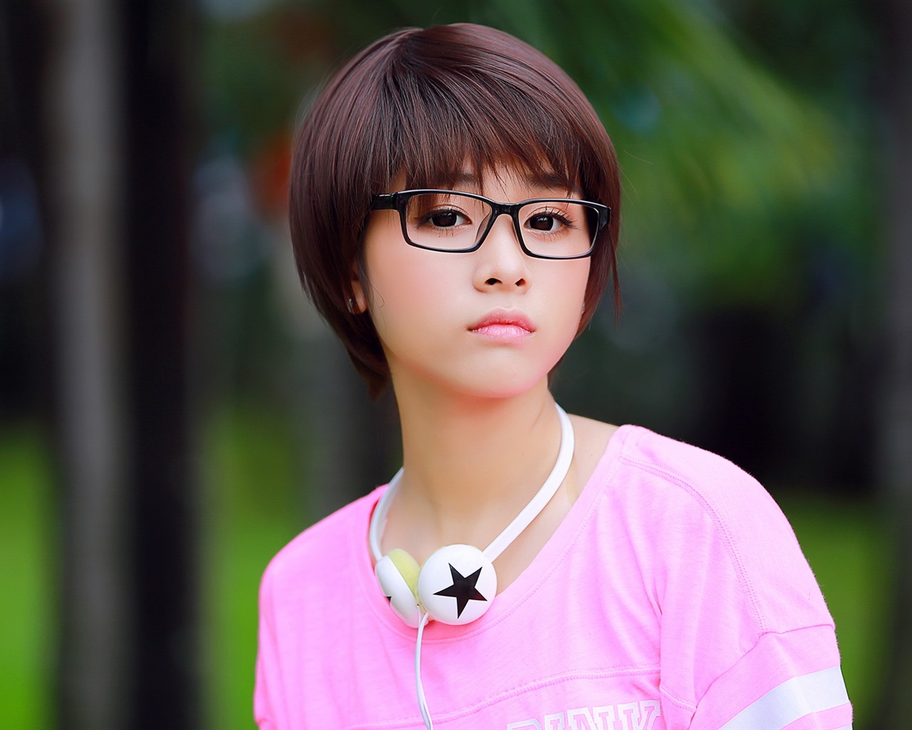 순수하고 사랑스러운 젊은 아시아 여자의 HD 월페이퍼 컬렉션 (1) #32 - 1280x1024