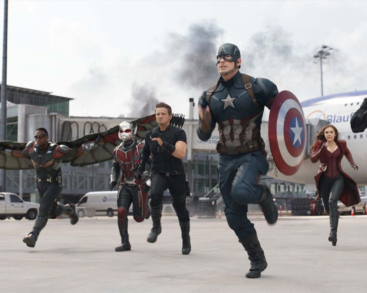 Capitán América: guerra civil, fondos de pantalla de alta definición de películas #6 - 1280x1024