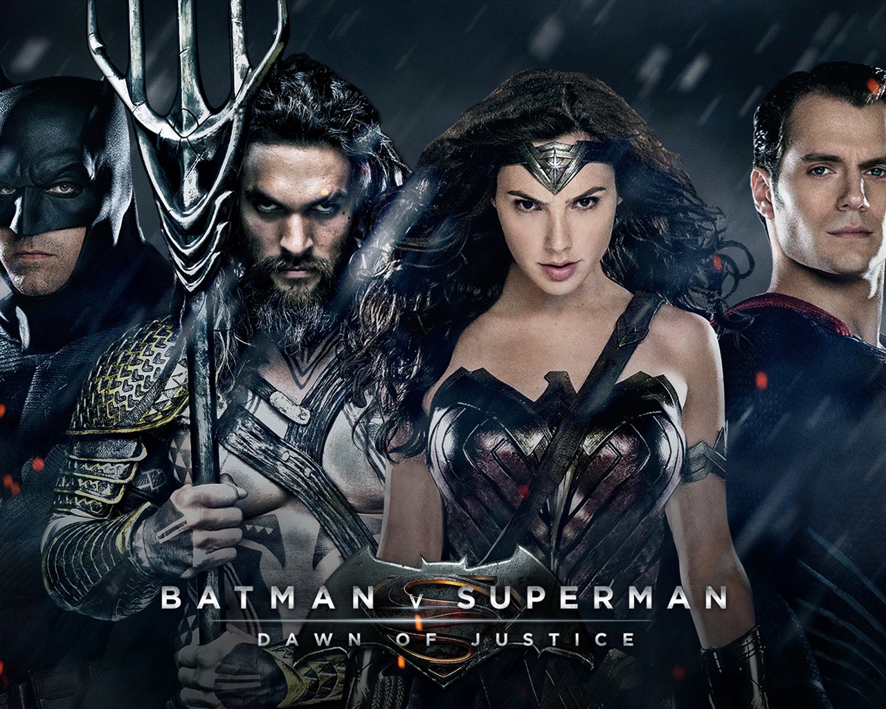 фильм HD обои Рассвет Справедливости, 2016: Бэтмен против Супермена #11 - 1280x1024