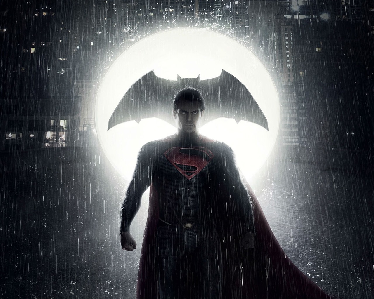 фильм HD обои Рассвет Справедливости, 2016: Бэтмен против Супермена #12 - 1280x1024