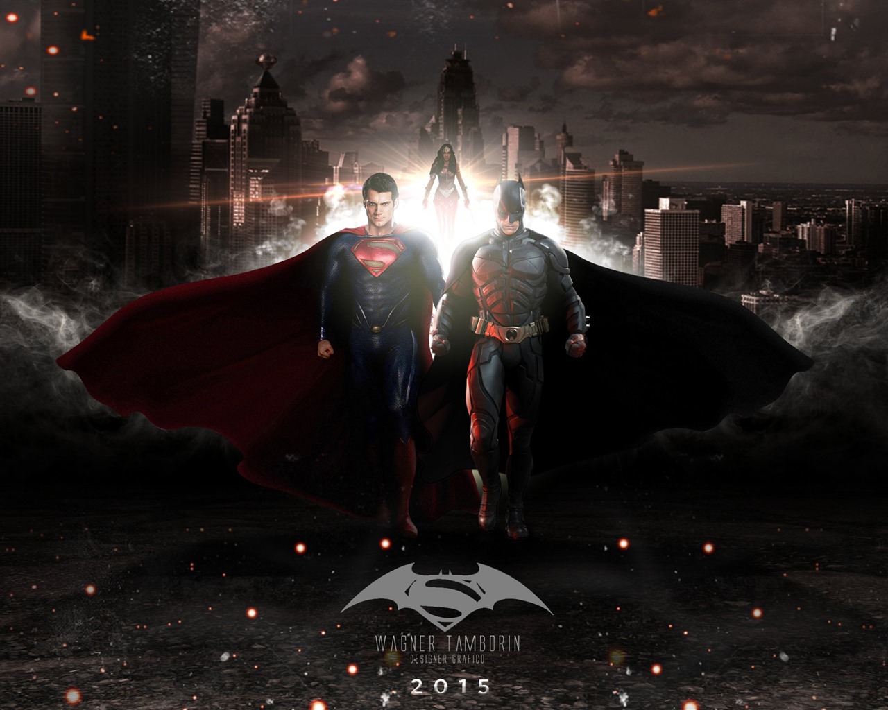 фильм HD обои Рассвет Справедливости, 2016: Бэтмен против Супермена #10 - 1280x1024