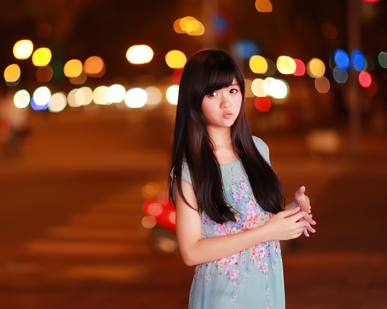 Čistá a krásná mladá Asiatka kolekce HD tapety na plochu (3) #27 - 1280x1024