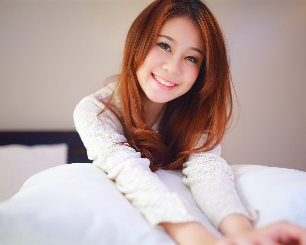 Reine und schöne junge asiatische Mädchen HD-Wallpaper  Kollektion (4) #14 - 1280x1024