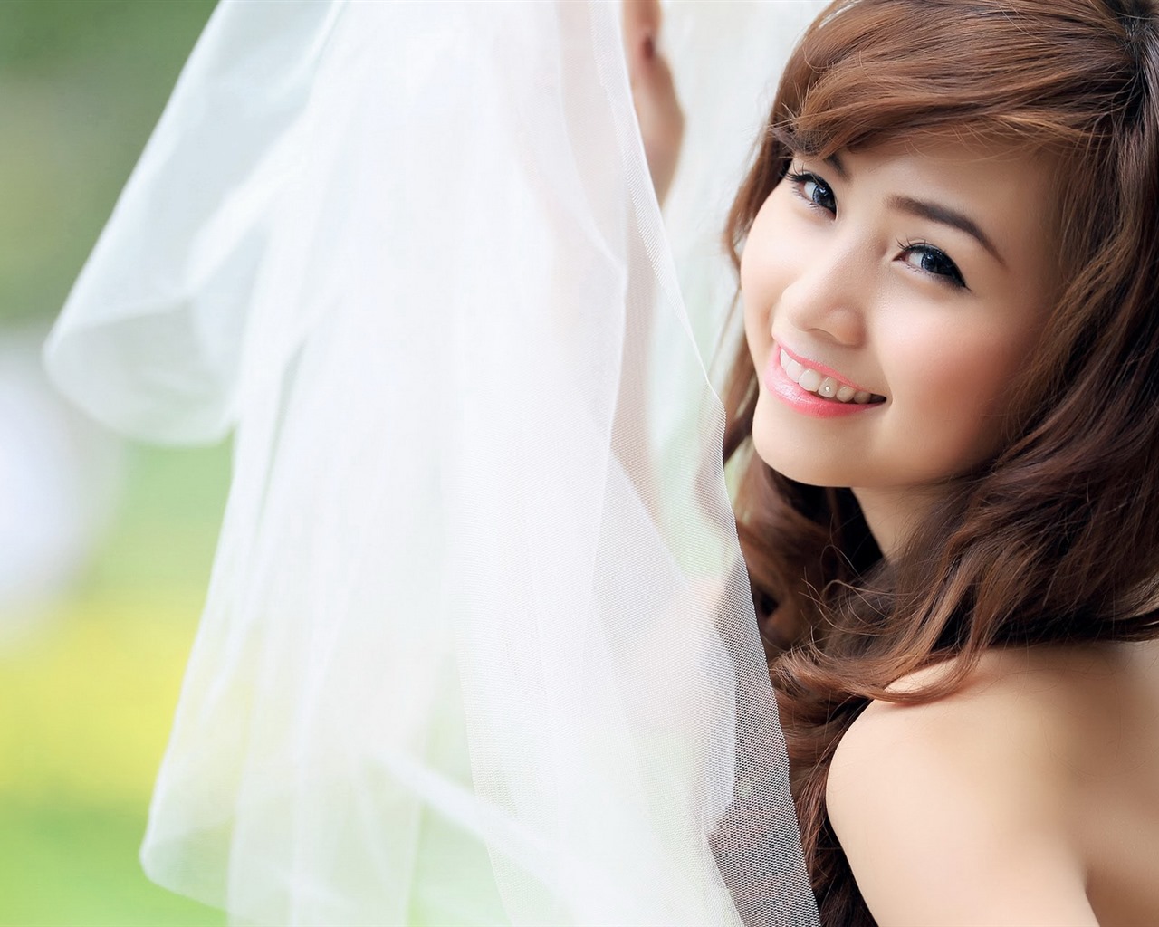Reine und schöne junge asiatische Mädchen HD-Wallpaper  Kollektion (4) #23 - 1280x1024