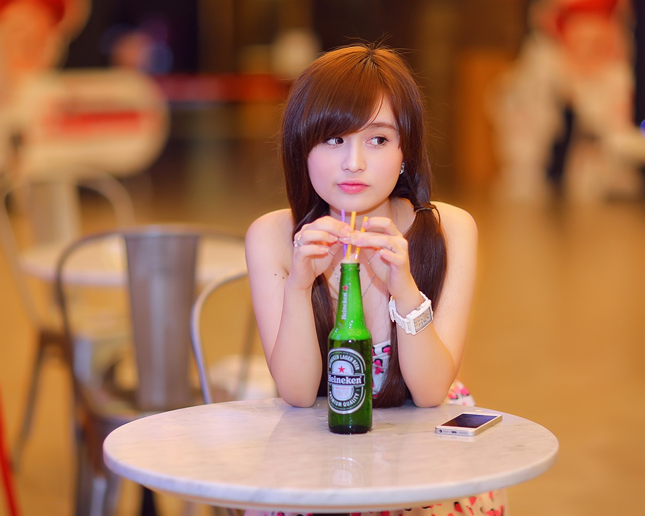 Pure et belle jeune fille asiatique fonds d'écran HD collection (5) #12 - 1280x1024