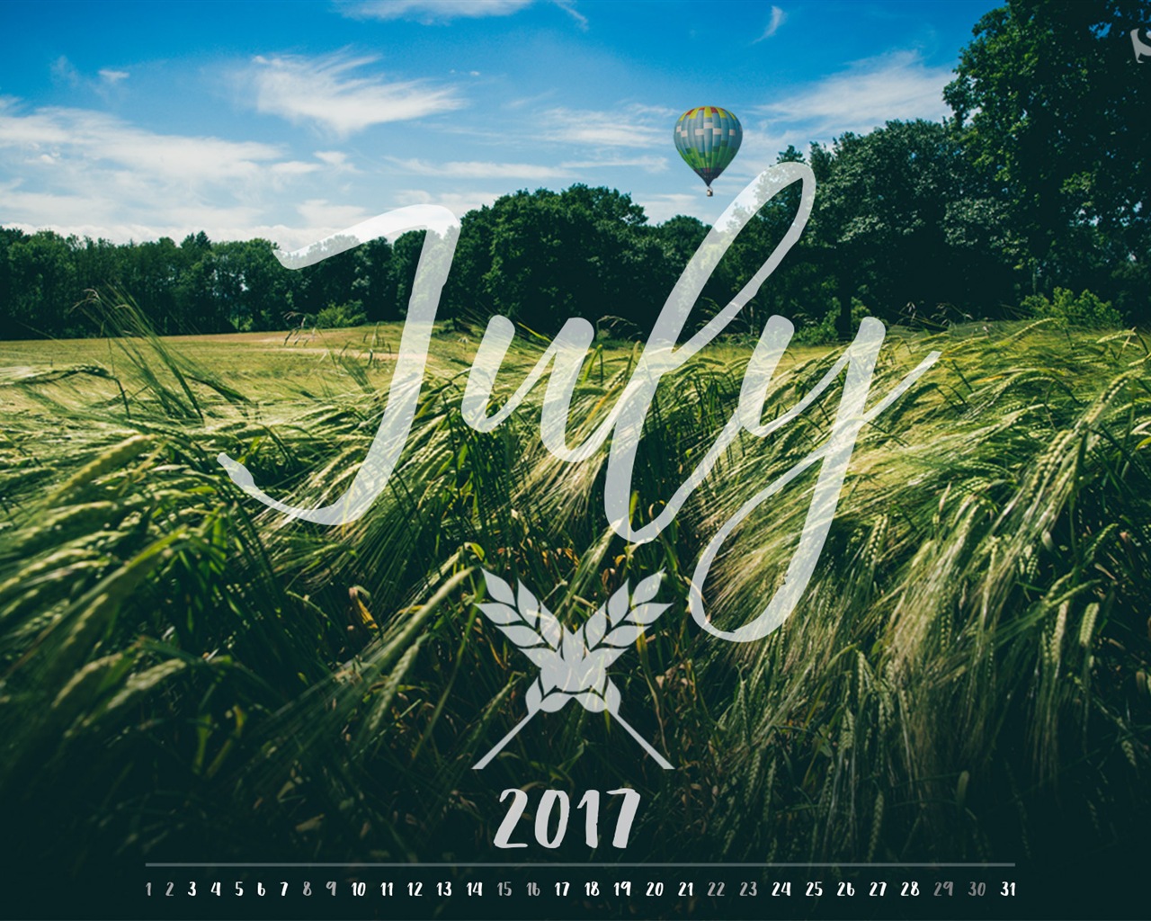 Июль 2017 календаря #10 - 1280x1024