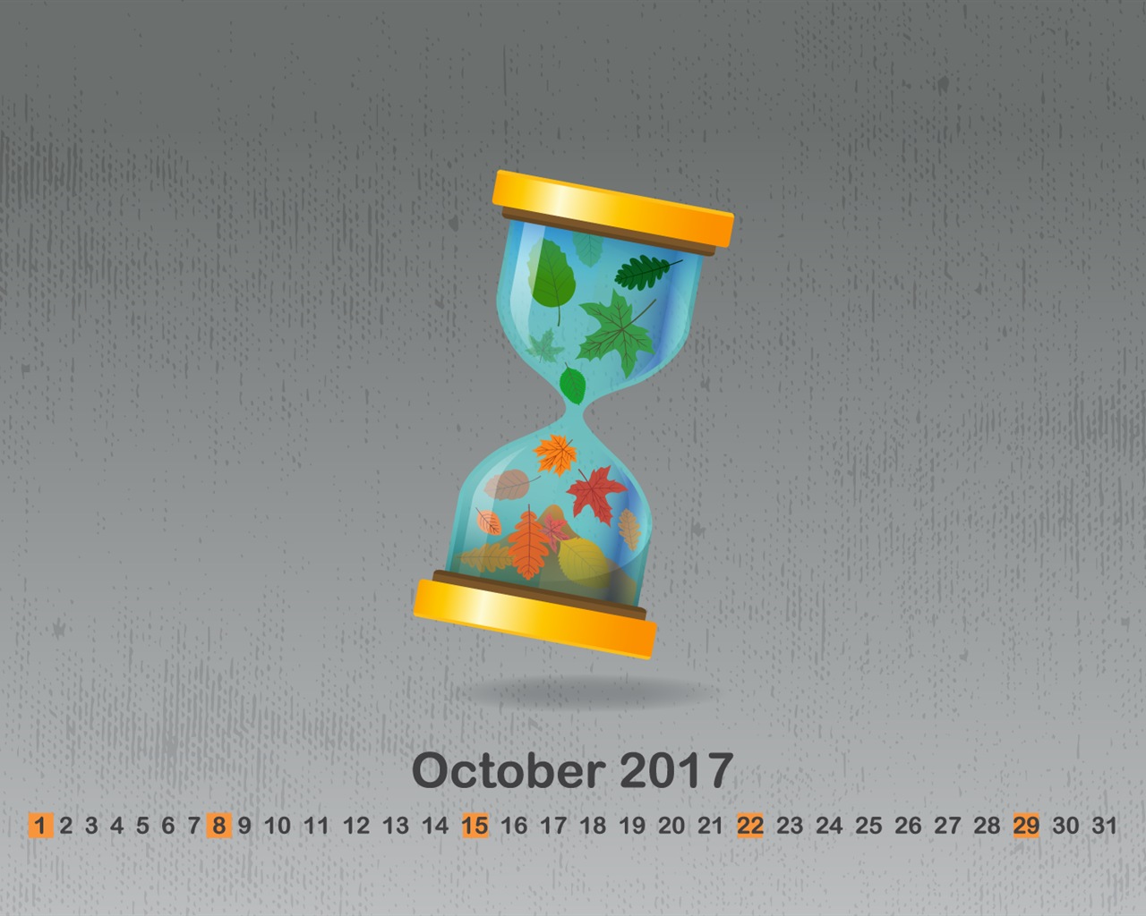 Октябрь 2017 календарь обои #9 - 1280x1024