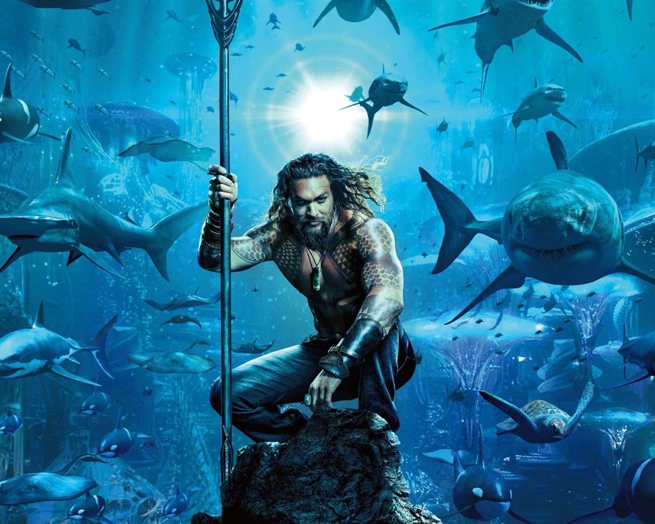 Aquaman 海王，漫威電影高清壁紙 #11 - 1280x1024