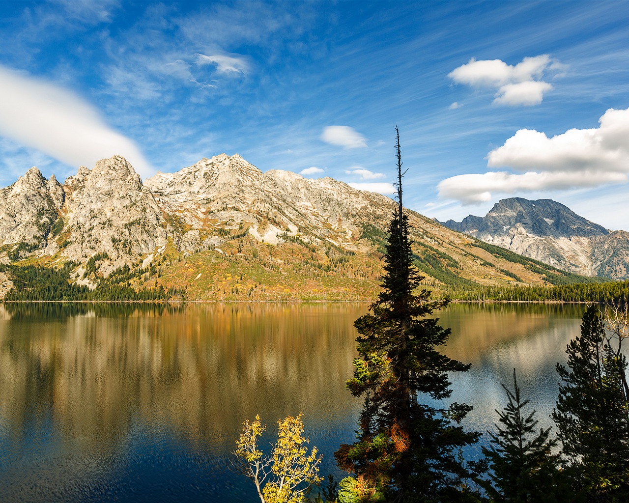 미국 그랜드 Teton 국립 공원 자연 풍경의 HD 월페이퍼 #9 - 1280x1024