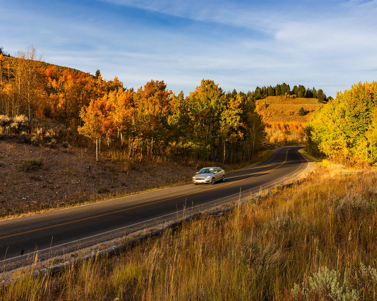 USA Grand Teton National Park nature landscape HD wallpapers #10 - 1280x1024