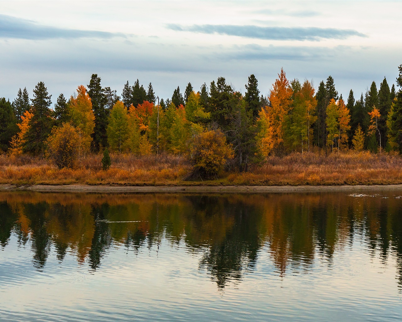 미국 그랜드 Teton 국립 공원 자연 풍경의 HD 월페이퍼 #18 - 1280x1024