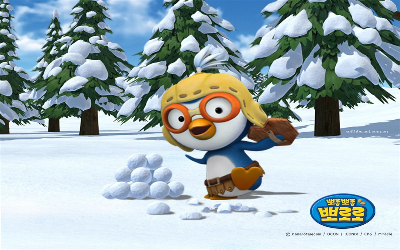 Fonds d'écran Cartoon Pororo #3 - 1280x800