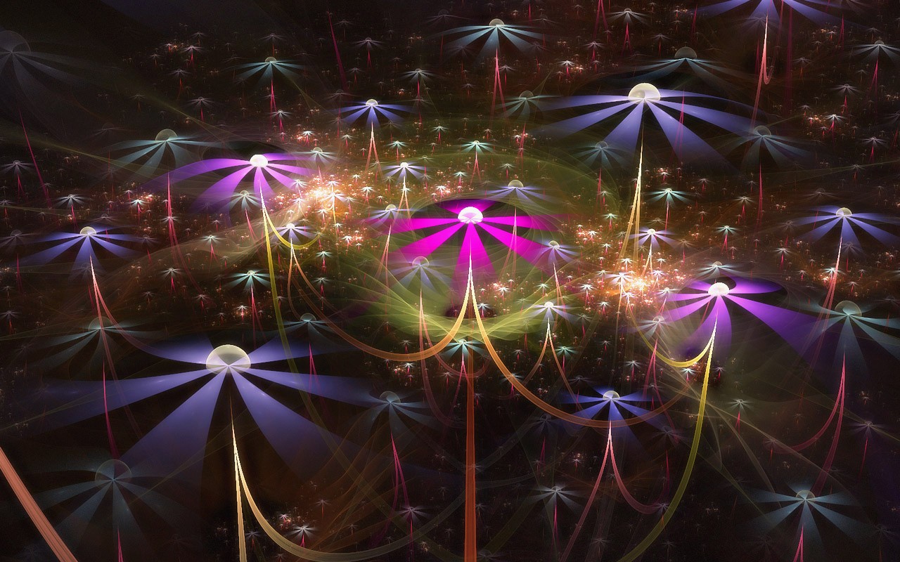 3D Dream flower wallpaper Abstract #7 - 1280x800