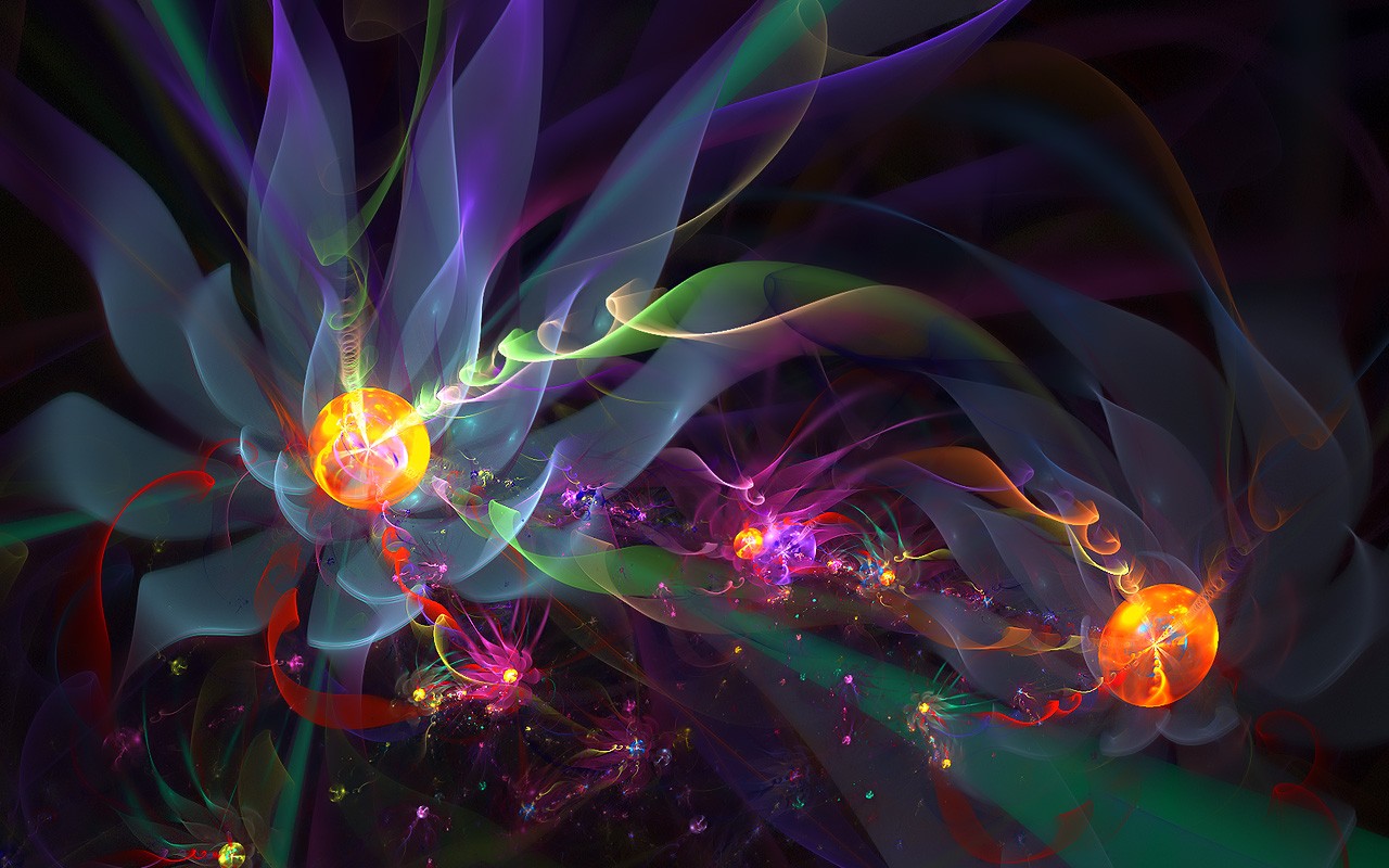 3D Wallpaper Abstract Flower Dream #11 - 1280x800