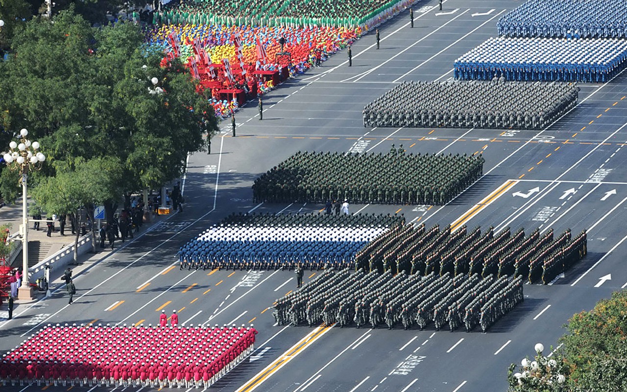 National Day military parade wallpaper albums #2 - 1280x800