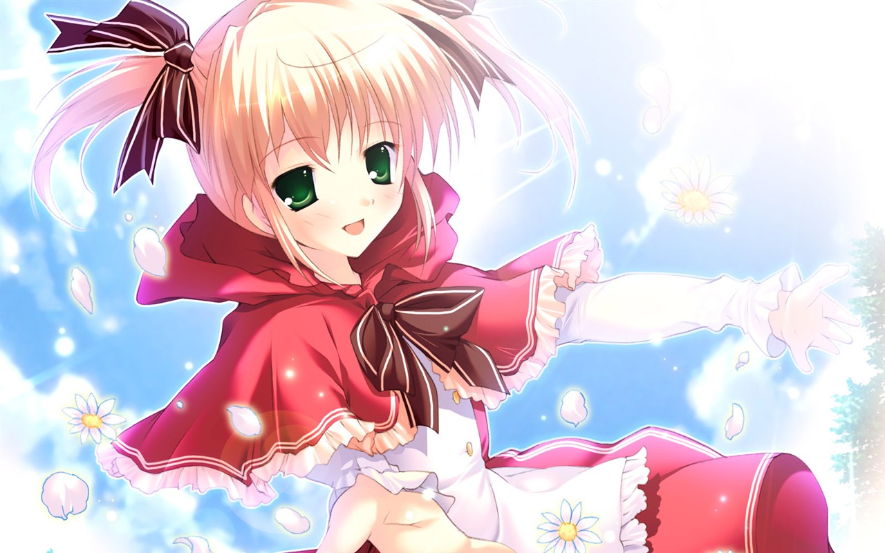 Meimei beautiful wallpaper animation cartoon #13 - 1280x800