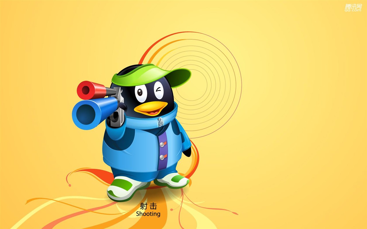 QQ Olympic sports theme wallpaper #19 - 1280x800