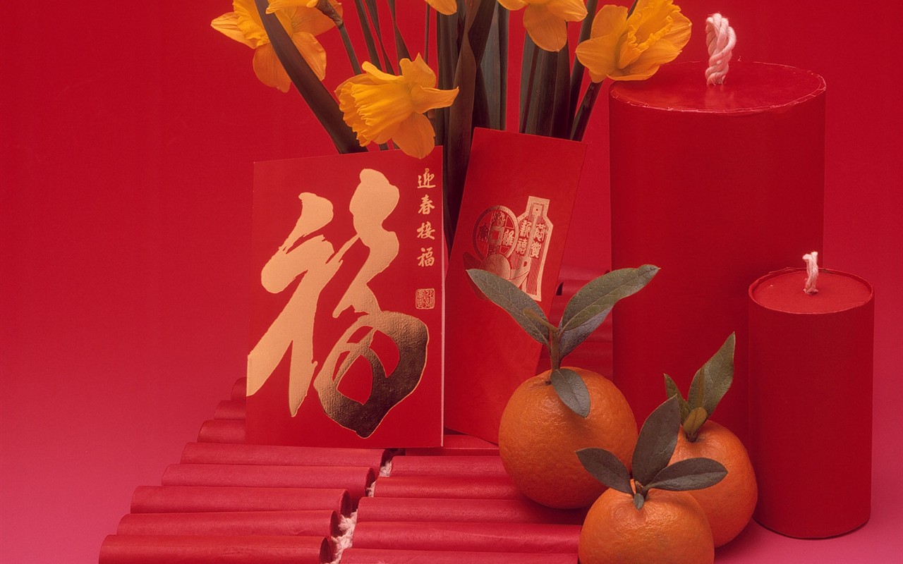 중국 바람 축제 붉은 벽지 #9 - 1280x800