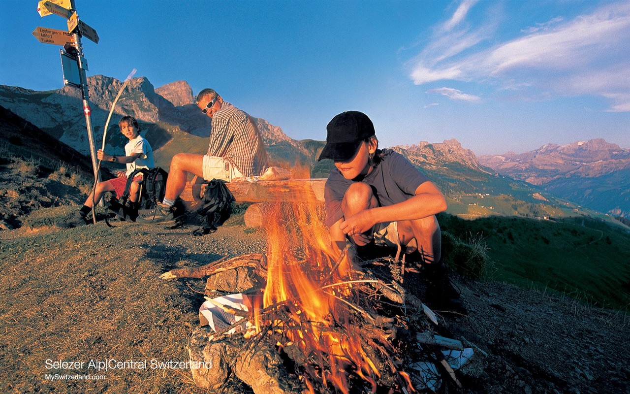 瑞士夏季旅遊名勝壁紙 #3 - 1280x800