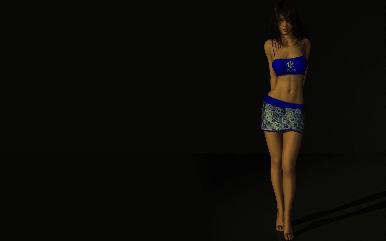 Widescreen 3D Femme Fond d'écran #14 - 1280x800