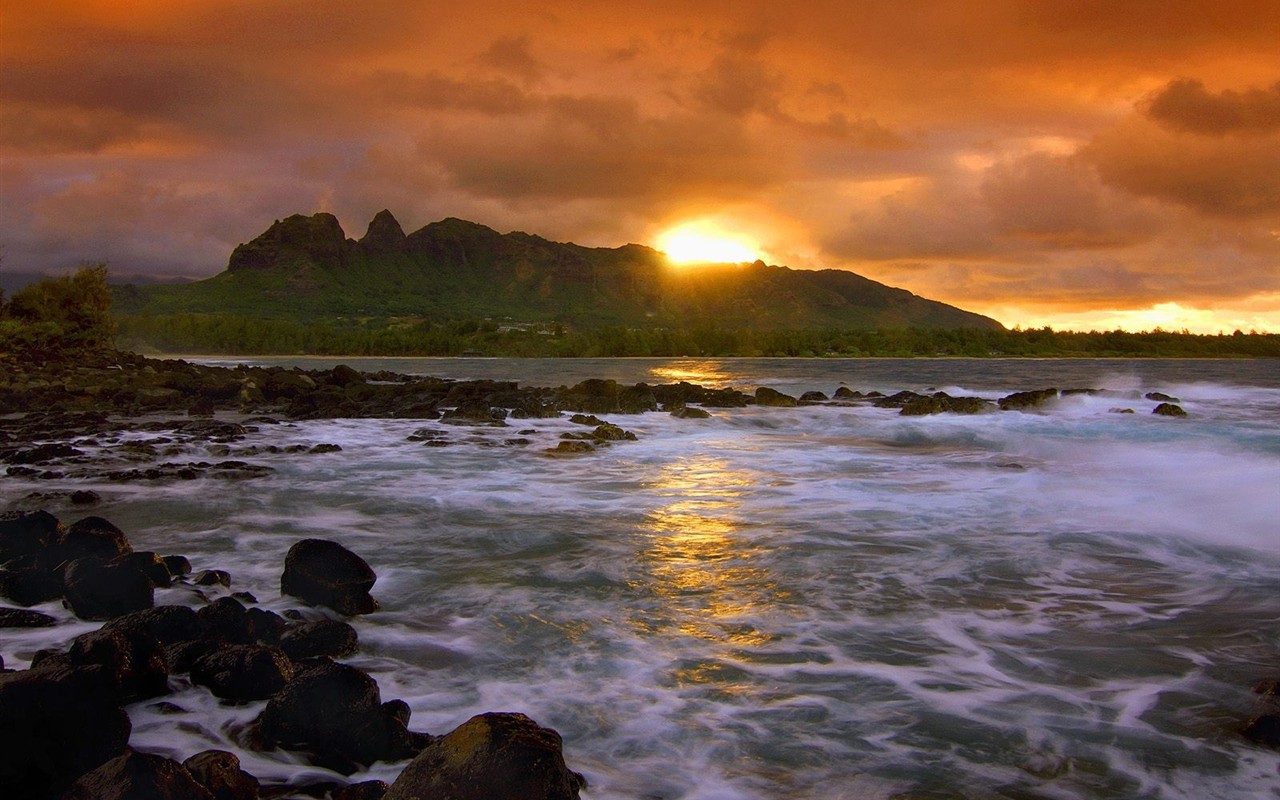 havajské pláži scenérie #4 - 1280x800