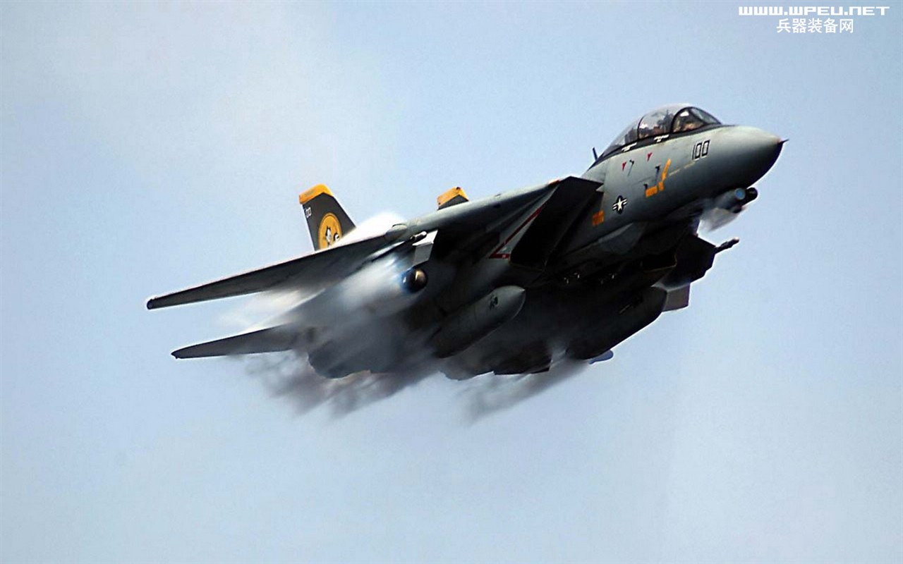 米海軍F14キーTomcatの戦闘機 #1 - 1280x800