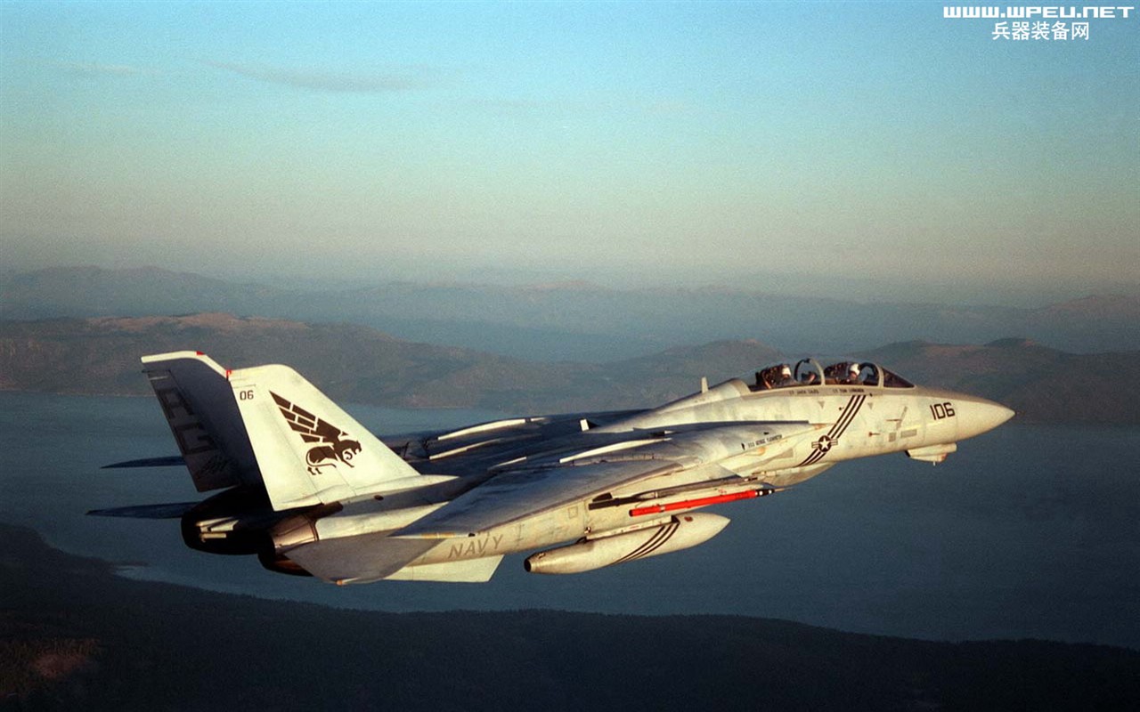 米海軍F14キーTomcatの戦闘機 #26 - 1280x800