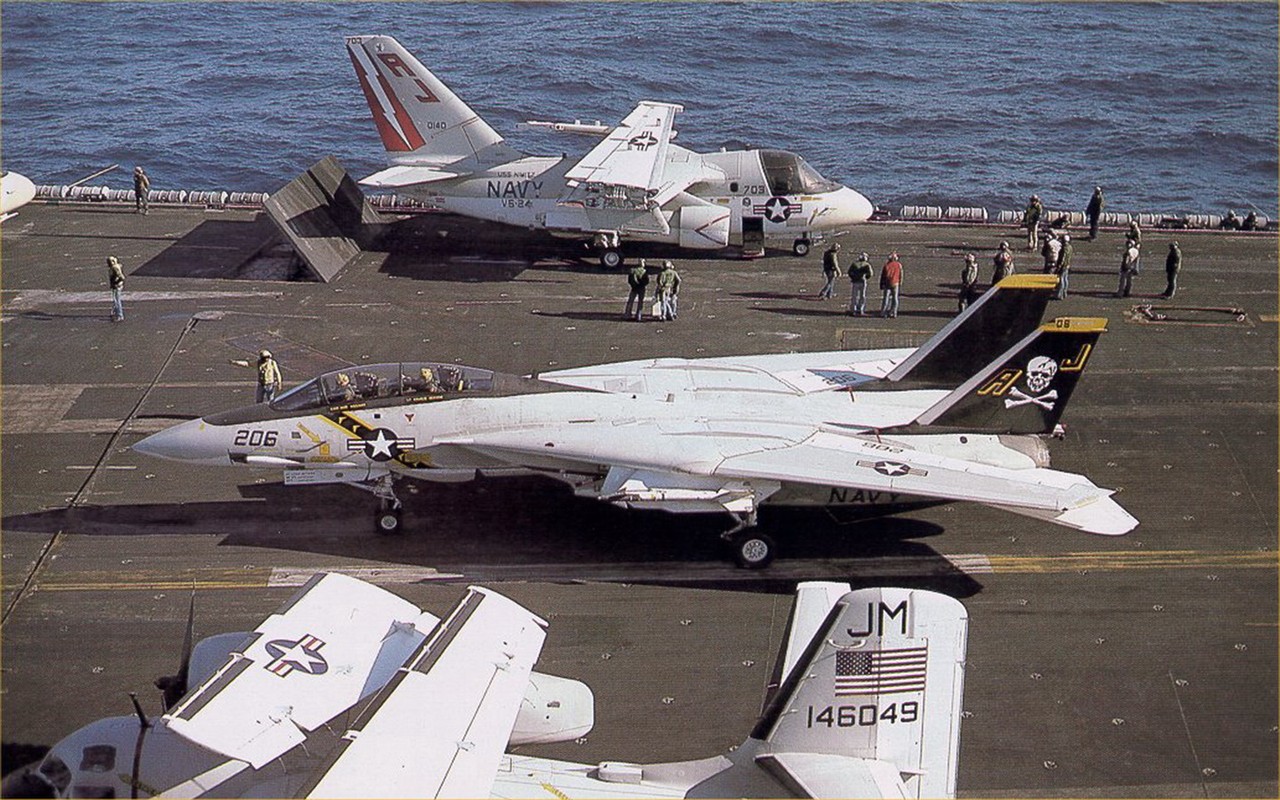 米海軍F14キーTomcatの戦闘機 #44 - 1280x800