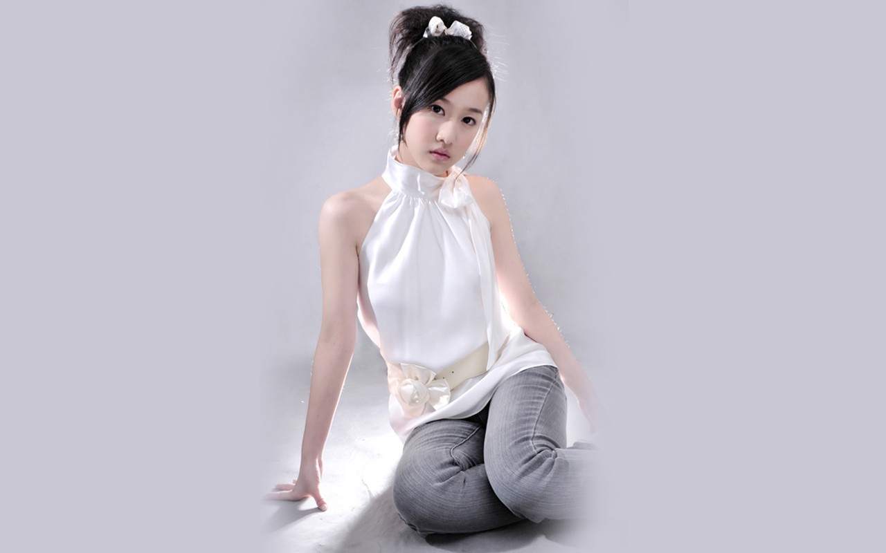 Liu Mei-obsahující tapety Happy dívka #17 - 1280x800