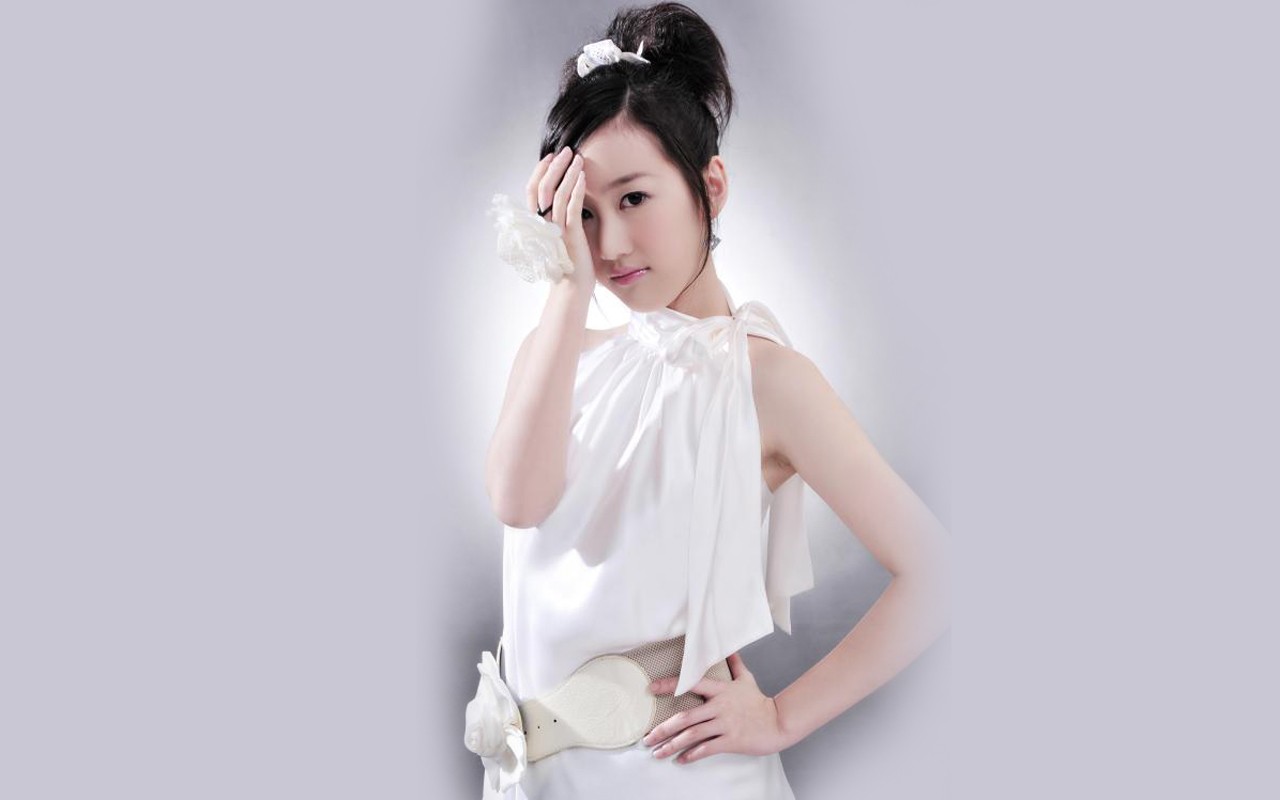 Liu Mei-obsahující tapety Happy dívka #18 - 1280x800