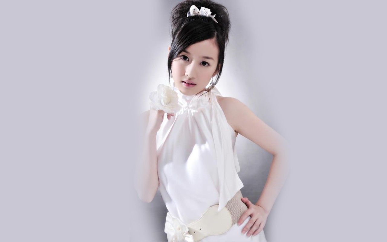 Liu Mei-obsahující tapety Happy dívka #19 - 1280x800