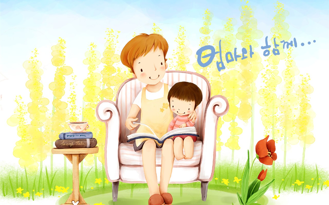 Mother's Day Thema des südkoreanischen Illustrator Tapete #18 - 1280x800