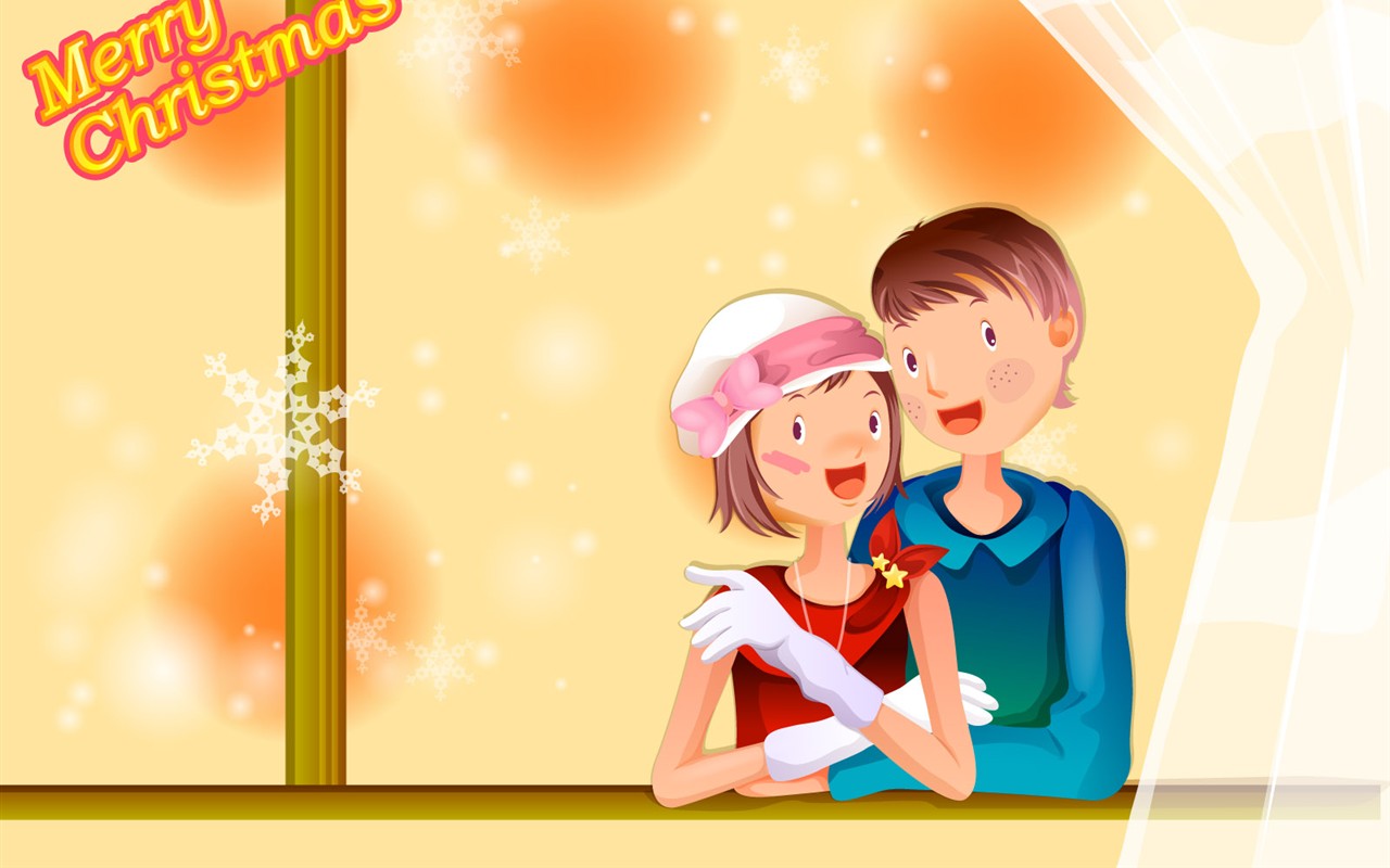 Christmas Winter Wallpaper chapter of Vector #6 - 1280x800