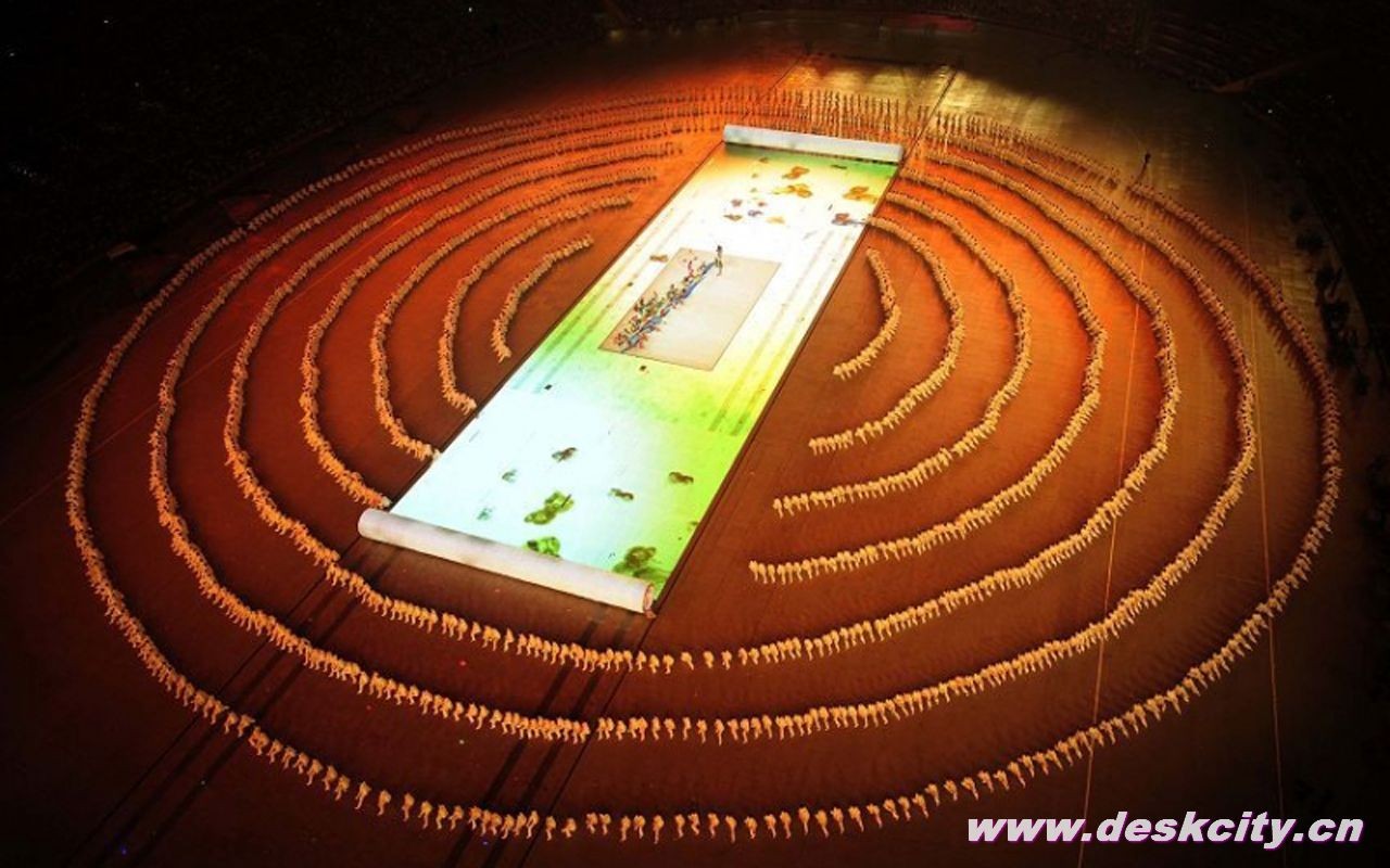 2008 olympijské hry v Pekingu slavnostní zahájení Tapety #32 - 1280x800