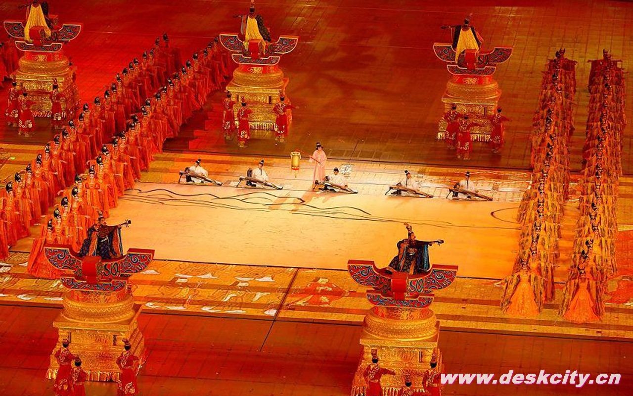2008 olympijské hry v Pekingu slavnostní zahájení Tapety #39 - 1280x800
