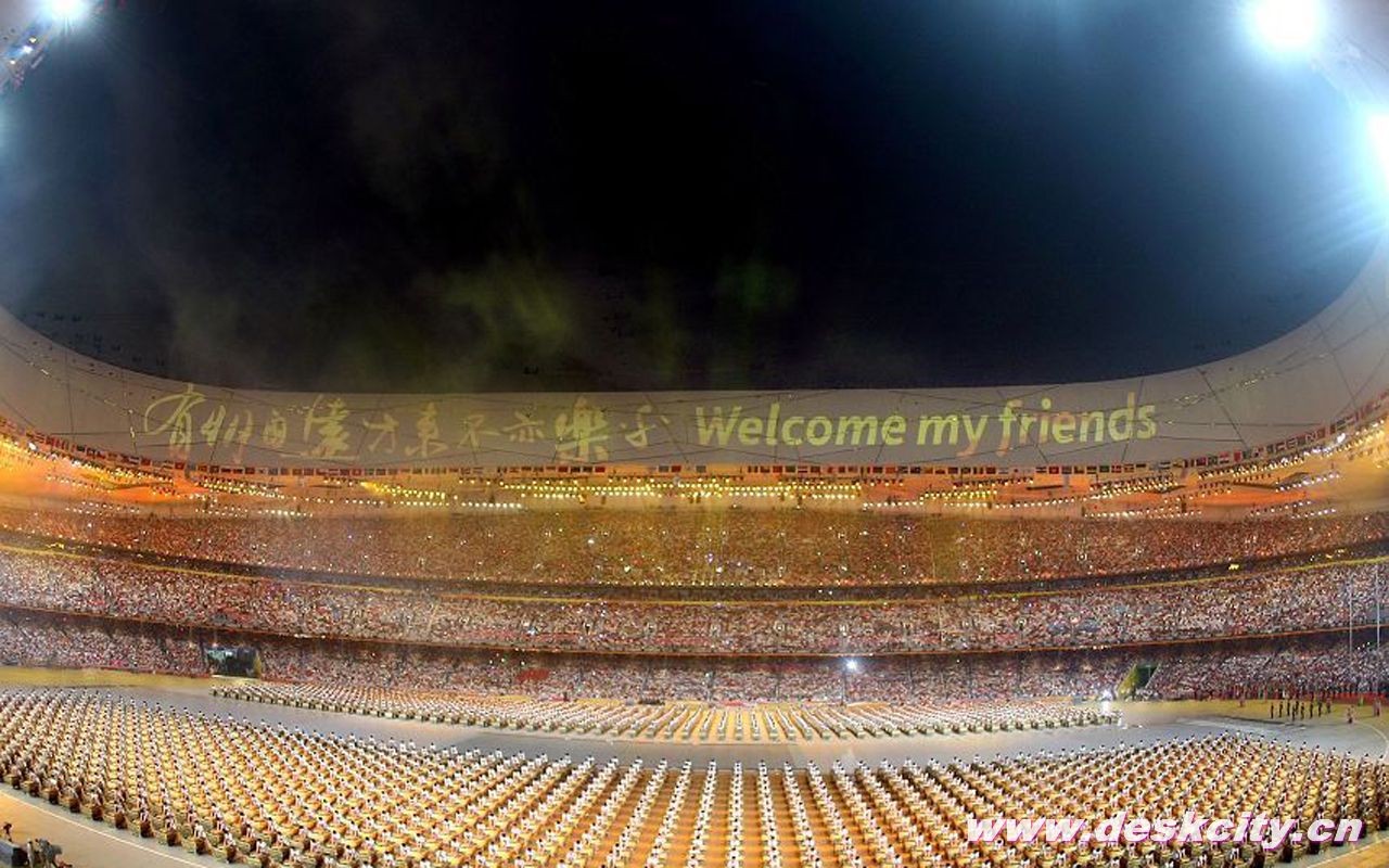 2008 olympijské hry v Pekingu slavnostní zahájení Tapety #41 - 1280x800