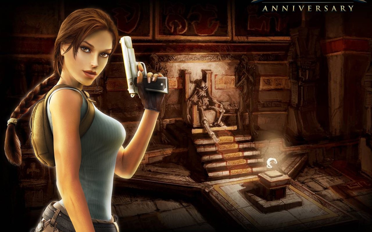 Lara Croft Tomb Raider Wallpaper 10 º Aniversario #1 - 1280x800