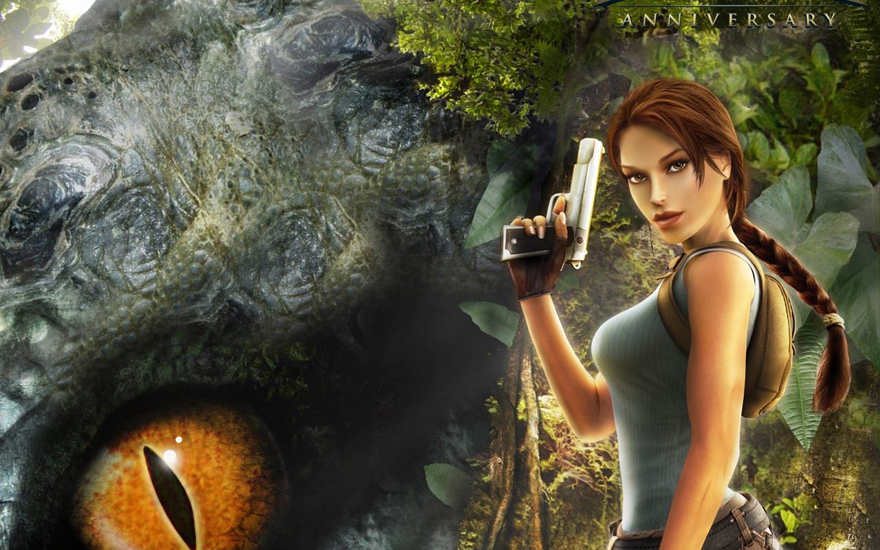 Lara Croft Tomb Raider Wallpaper 10 º Aniversario #2 - 1280x800