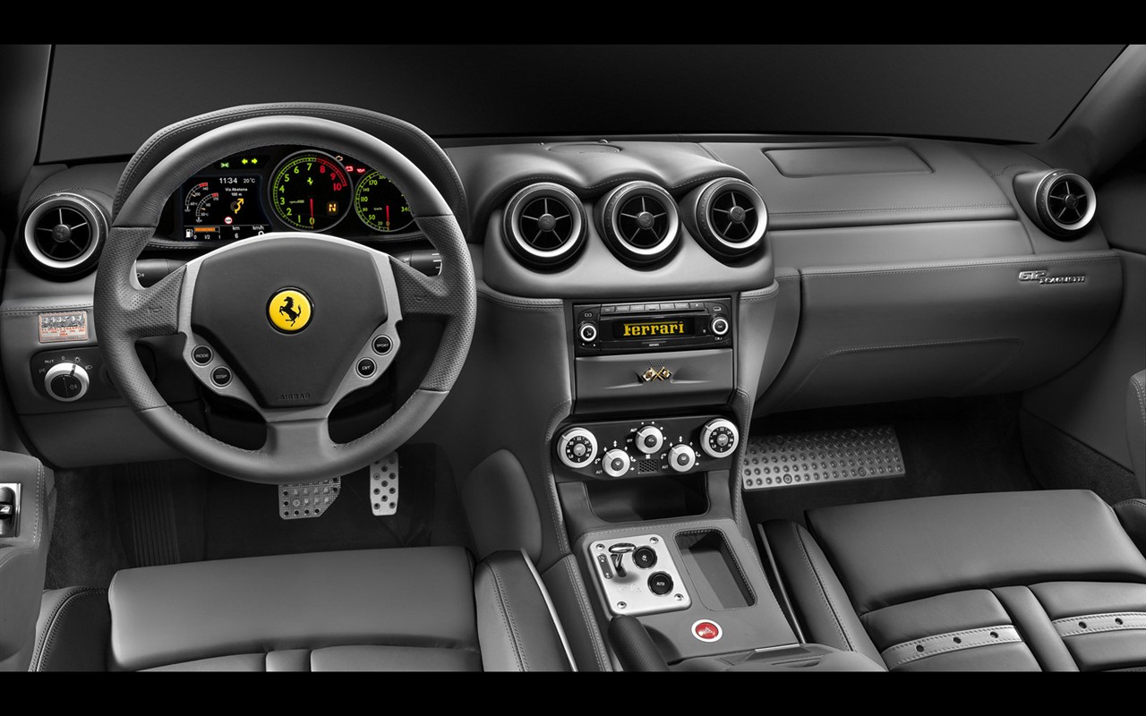 bílá lebka Ferrari F430 tapety #2 - 1280x800