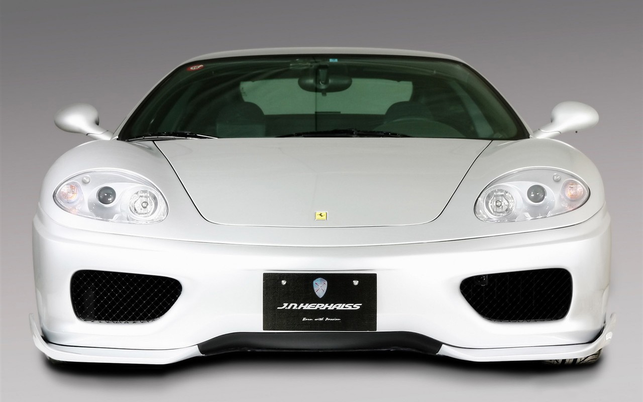 White Skull Ferrari F430 Wallpapers #6 - 1280x800