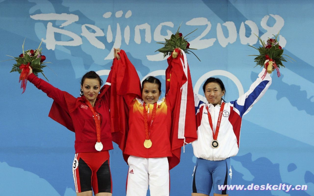北京奥运举重壁纸11 - 1280x800