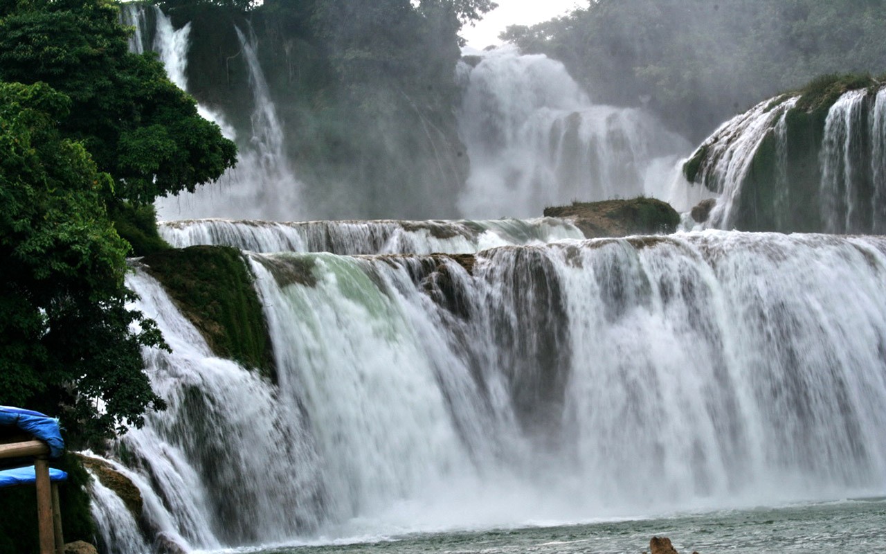 Detian Falls (Minghu Metasequoia práce) #6 - 1280x800