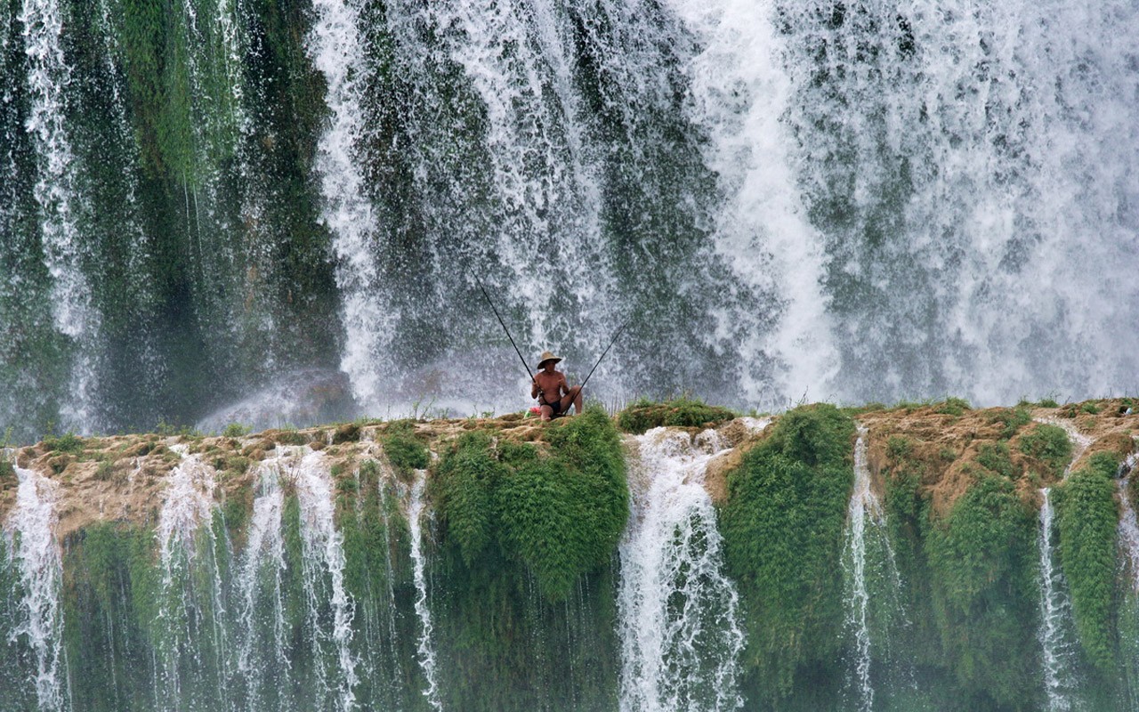 Detian Falls (Minghu obras Metasequoia) #7 - 1280x800