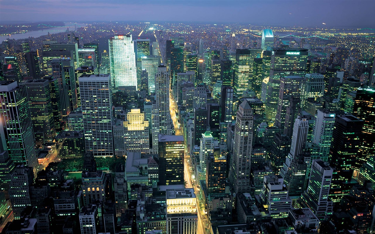Animé de la ville de New York Building #16 - 1280x800
