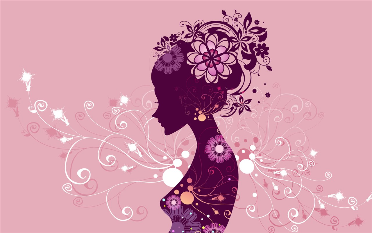 Vector Woman Tapete #33 - 1280x800