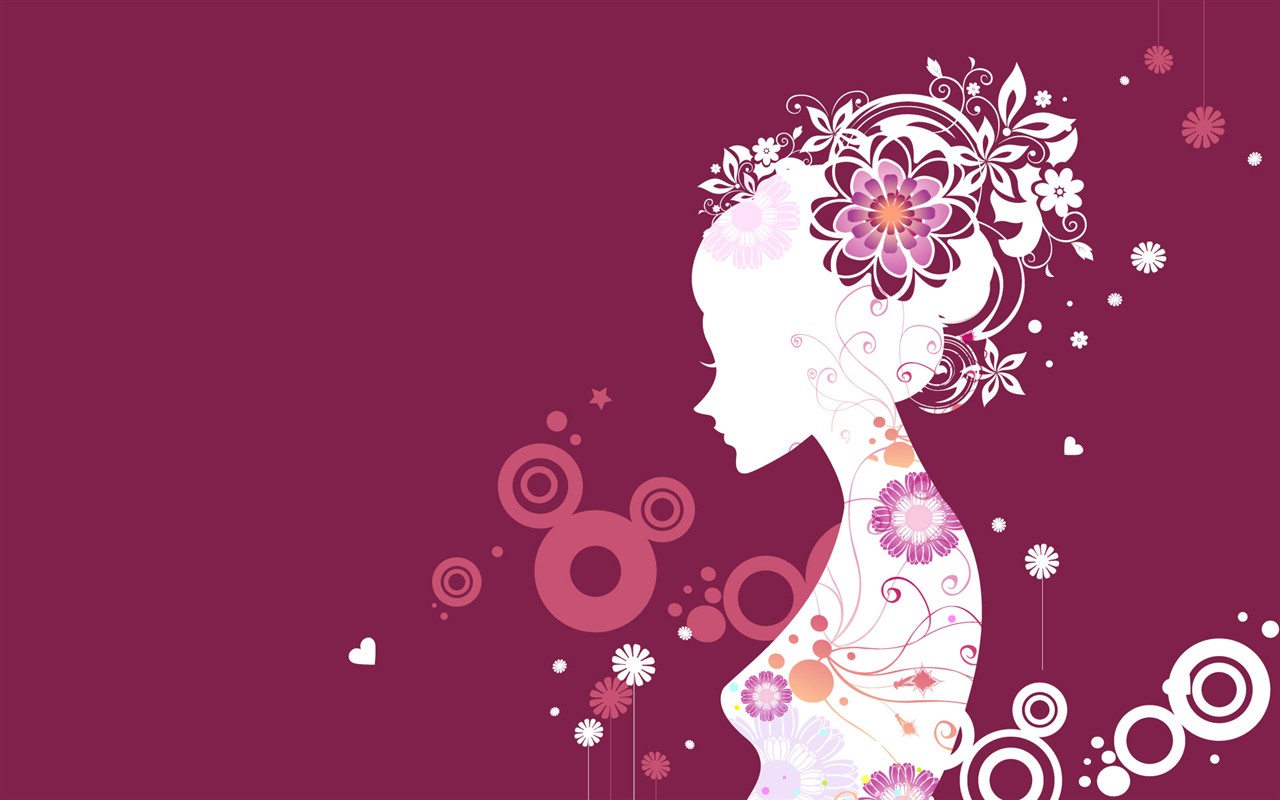 Vector Woman Tapete #34 - 1280x800